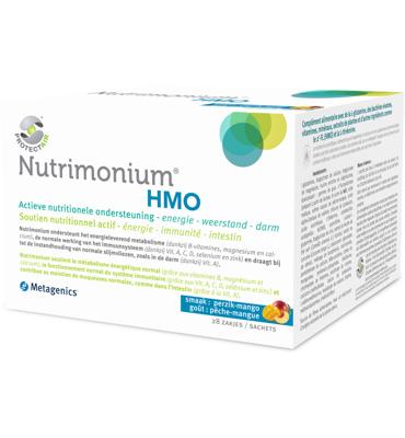 Metagenics Nutrimonium HMO Perzik-Mango 28Zakjes Metagenics Nutrimonium HMO Perzik-Mango 28Zakjes