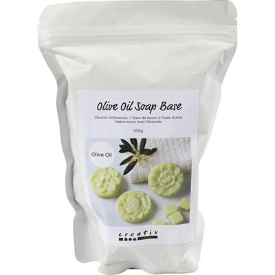 Creativ Company Olijfolie zeepbasis, granules, 500 gr/ 1 doos