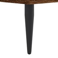 Bedframe zonder matras bewerkt hout bruin eikenkleur 75x190 cm - thumbnail