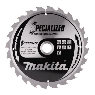 Makita E-12946 Cirkelzaagblad 270 x 30 mm Aantal tanden: 24 1 stuk(s) Makita E-12946 Cirkelzaagblad 270 x 30 mm Aantal tanden: 24 1 stuk(s)