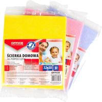 OFFICE products huishouddoekjes, universeel, ft 32 x 38 cm, geassorteerde kleuren, pak van 3 stuks - thumbnail
