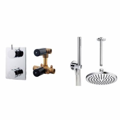 Wiesbaden one-pack inbouwthermostaatset rond type 101