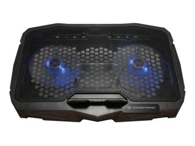 Conceptronic THANA07B notebook cooling pad 43,2 cm (17 ) Zwart Conceptronic THANA07B notebook cooling pad 43,2 cm (17 ) Zwart