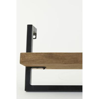 Light & Living Wandplank 'Maddison' 80cm, kleur Donkerbruin Light & Living Wandplank 'Maddison' 80cm, kleur Donkerbruin