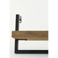 Light & Living Wandplank 'Maddison' 80cm, kleur Donkerbruin - thumbnail