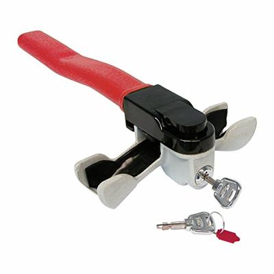HP Autozubehör Rotary Lock Stuurvergrendeling, Diefstalbescherming Rood/zwart