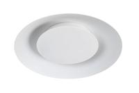 Lucide FOSKAL - Plafonnière - Ø 34,5 cm - LED - 1x12W 2700K - Wit - thumbnail