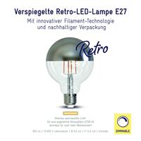 Müller-Licht 401079 LED-lamp Energielabel F (A - G) E27 Globe 8.5 W = 63 W Warmwit 1 stuk(s) - thumbnail