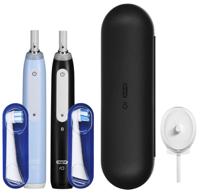 Braun Oral-B iO 3 elektrische tandenborstelset DUO BLACK & BLUE - thumbnail