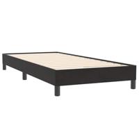 Boxspring met matras fluweel zwart 80x220 cm - thumbnail