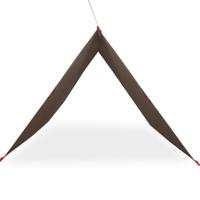 Kampeerluifel waterdicht 451x420 cm bruin - thumbnail