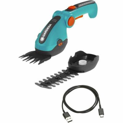 GARDENA accu gras- & buxusschaar comfortcut li grasschaar (turquoise/zwart, incl. li-ion-accu 3,0ah)