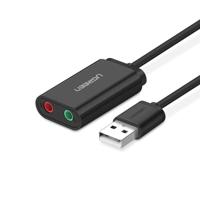 Ugreen 30724 geluidskaart 2.0 kanalen USB - thumbnail