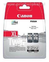 Canon PG-512 Twin Pack Origineel Foto zwart 2 stuk(s) - thumbnail