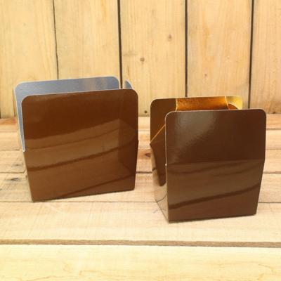 Bonbon doosjes - Chocolade doosje - Chocoladebruin 186 basic laag - 12 stuks