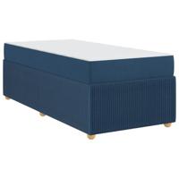 Bedframe Anders Blauw 80 x 200 cm Stof - thumbnail