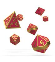 Oakie Doakie Dice RPG Set Metal Glow in the Dark - Golden Princess (7) - thumbnail