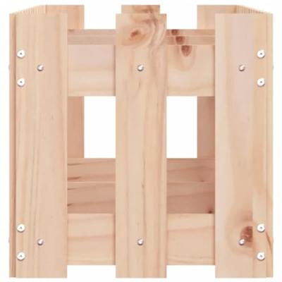 Plantenbak verhoogd met hekontwerp 150x30x30 cm grenenhout