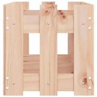 Plantenbak verhoogd met hekontwerp 150x30x30 cm grenenhout - thumbnail