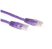 ACT IB1710 U/UTP CAT6 Patchkabel Paars - 10 meter - thumbnail