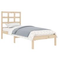 Bedframe massief hout 90x190 cm - thumbnail