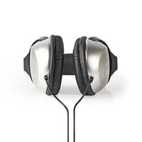 Bedrade Koptelefoon | 6,0 m Ronde Kabel | Over-Ear | Zilver/Zwart - thumbnail