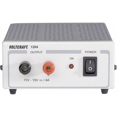 VOLTCRAFT FSP 1204 Labvoeding, vaste spanning 11 - 15 V/DC 4 A 60 W Aantal uitgangen: 1 x VOLTCRAFT FSP 1204 Labvoeding, vaste spanning 11 - 15 V/DC 4 A 60 W Aantal uitgangen: 1 x