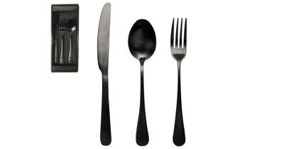 Bestekset Matt zwart Bestekset Matt zwart