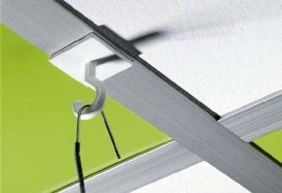 Ceilinghook with tape 25x25mm