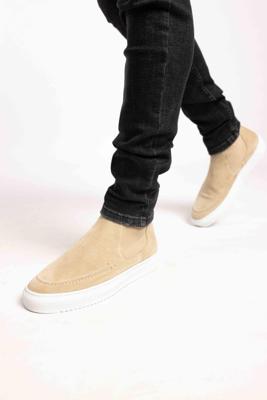 Aspact High Top Loafers Heren Beige - Maat 42 - Kleur: Beige | Soccerfanshop