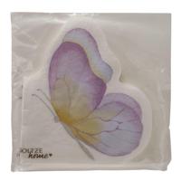Boltze Home servetten vlinder 16x15cm - thumbnail