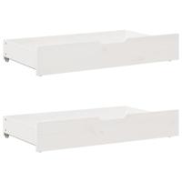 Slaapbank met lades 90x200 cm massief grenenhout - thumbnail