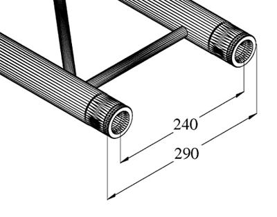 ALUTRUSS BILOCK BQ2-S5000 2-way Cross Beam bk