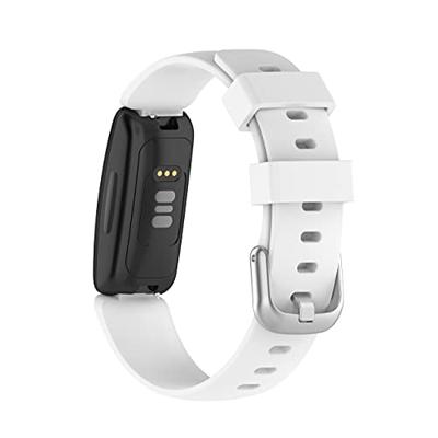 Fitbit Inspire 2 & Ace 3 - Sportbandje met gesp - Maat: Large - Wit Fitbit Inspire 2 & Ace 3 - Sportbandje met gesp - Maat: Large - Wit