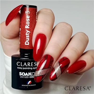 Claresa uv/led gellak 5ml dusty rose 3