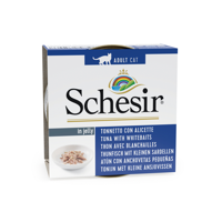 SCHESIR Tuna with chicken in jelly - nat kattenvoer - 85g - thumbnail