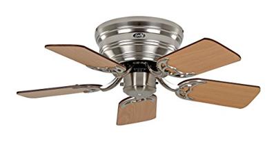 CasaFan FLAT 75-III BN-NB/BU Flügel Nussbaum/Buche Plafondventilator 61 W (Ø x h) 79 cm x 164 mm Chroom (geborsteld) Omkeerbare bladen, Met wintermodus CasaFan FLAT 75-III BN-NB/BU Flügel Nussbaum/Buche Plafondventilator 61 W (Ø x h) 79 cm x 164 mm Chroom (geborsteld) Omkeerbare bladen, Met wintermodus