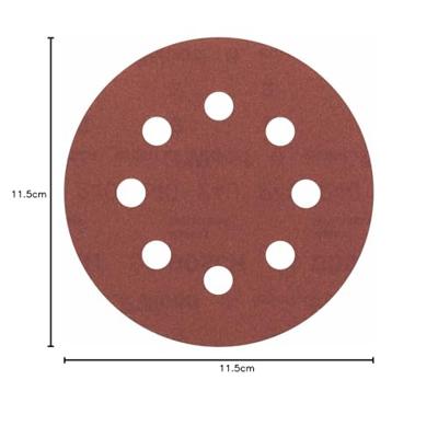 Bosch Accessories Expert for Wood 2608605657 Excenterschuurpapier Met klittenband, Geperforeerd Korrelgrootte (num) 240 (Ø x l) 115 mm x 115 mm 5 stuk(s)