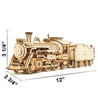 Robotime houten puzzel Prime Steam Expres - thumbnail