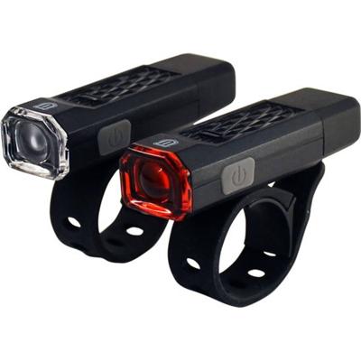Fietslamp Kit USB Union 102 Li-ion Zwart