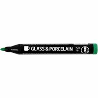 Creativ Company Glas- en porseleinstiften semi dekkend, 6st. - thumbnail