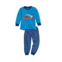 Playshoes pyjama brandweer blauw jongens maat 104 - thumbnail