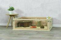 TRIXIE INDOOR REN CAVIA HOUT / PLEXIGLAS 100X60X30 CM - thumbnail