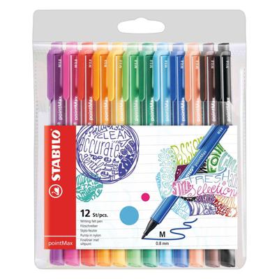 Stabilo pointmax viltstiften, 12st.