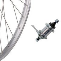 Achterwiel 28 (622) Alu Standaard Kt Remnaaf Zilver - thumbnail