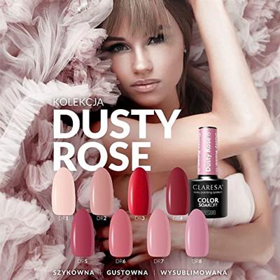 Claresa uv/led gellak 5ml dusty rose 4