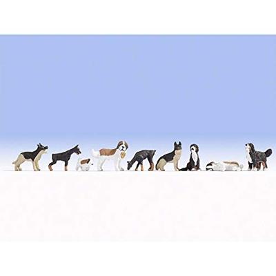 NOCH 36717 N Honden figuren Geverfd, Zittend, Staand