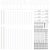 Tuinhek Wit 170 x 225 cm Gepoedercoat staal - thumbnail