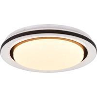 LED Plafondlamp RGBW 17W - Rond Wit Kunststof - Inclusief Afstandsbediening - thumbnail