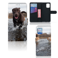 OPPO Find X3 Pro Telefoonhoesje met Pasjes Honden Labrador - thumbnail